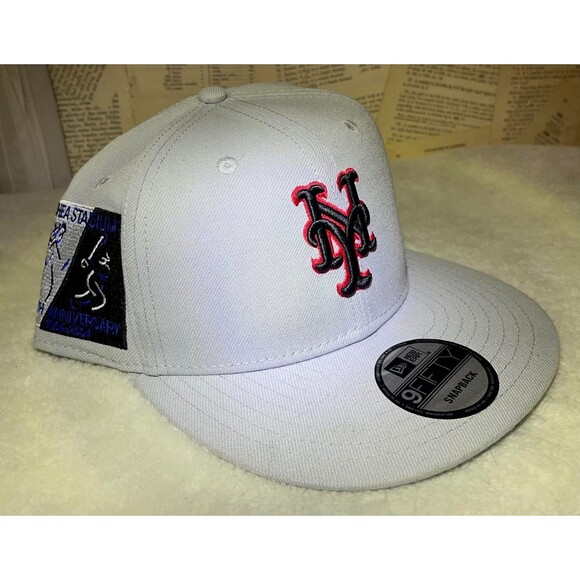 New York Mets New Era 9FIFTY Snapback Shea Stadium 40th Anniversary Gray/Black - Picture 1 of 3
